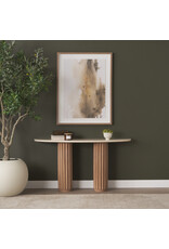 Marbrello Console Table, Light Brown