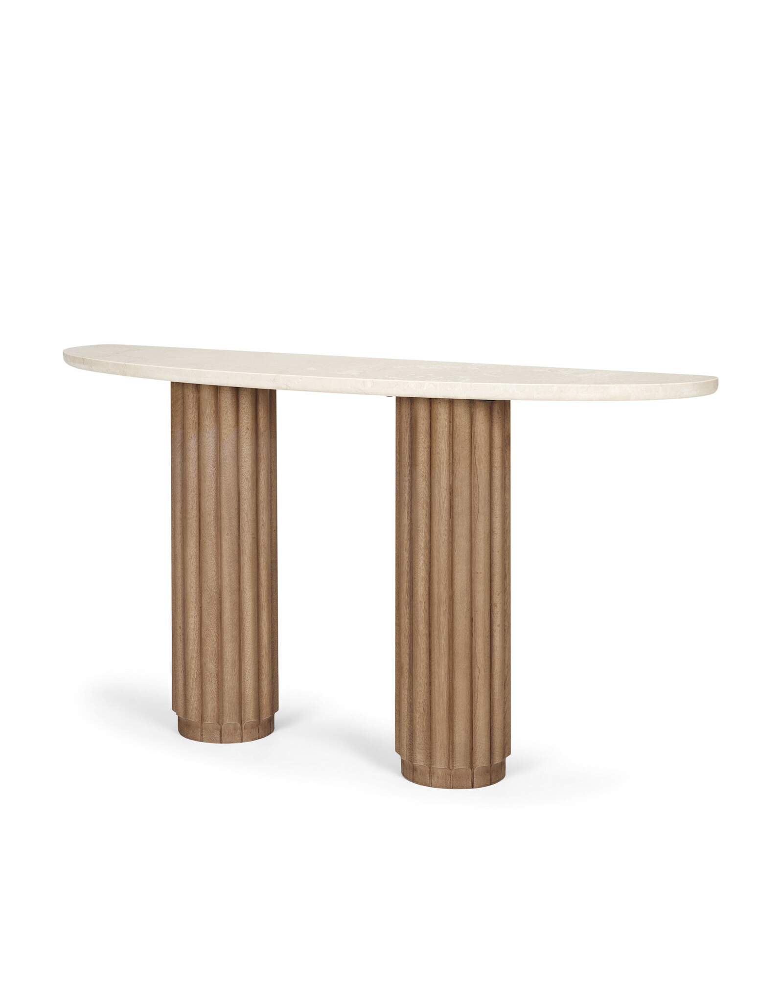 Marbrello Console Table, Light Brown