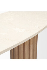 Marbrello Console Table, Light Brown