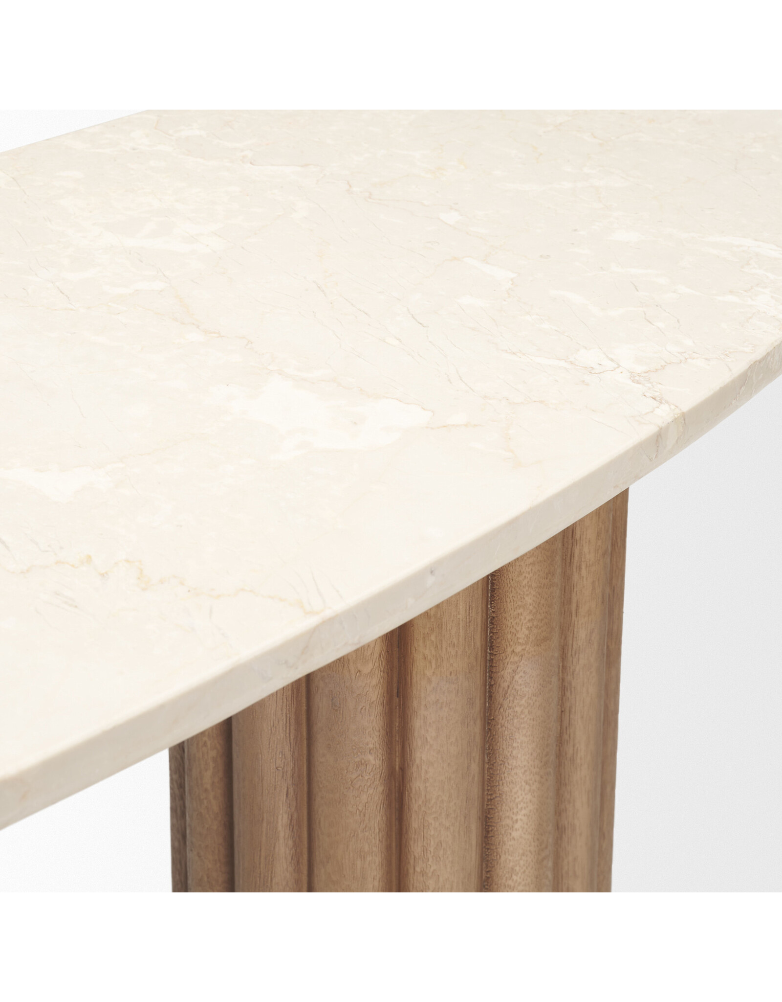 Marbrello Console Table, Light Brown