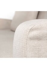 Denly II 92.5W Beige Slipcover Three Seater Sofa