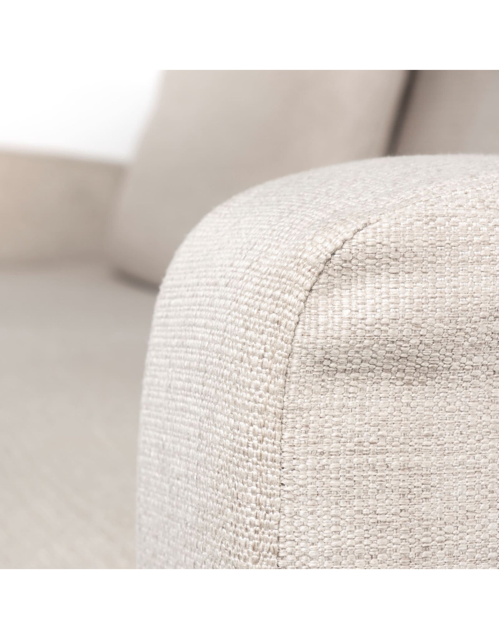 Denly II 92.5W Beige Slipcover Three Seater Sofa