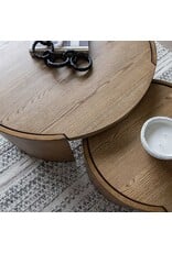 Forma Nesting Coffee Tables, Rustic Oak