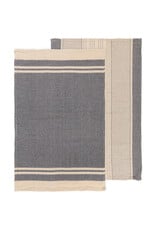 Linea Midnight Woven Dishtowels Set of 2