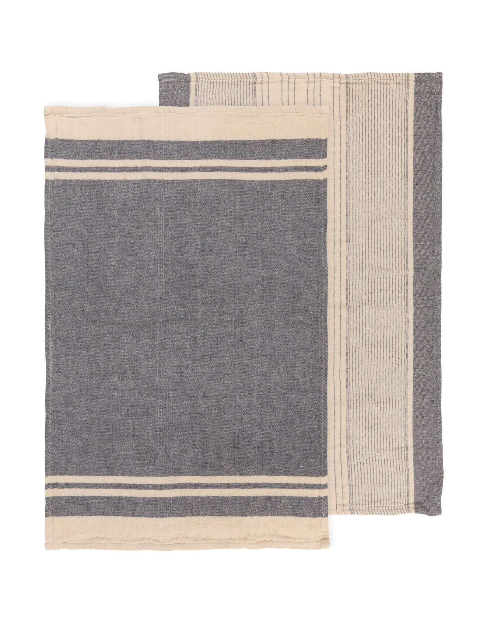Linea Midnight Woven Dishtowels Set of 2