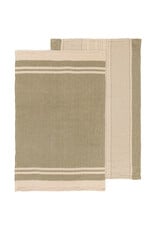 Linea Olive Branch Woven Dishtowels Set of 2