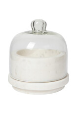 White Marble Butter Dish
