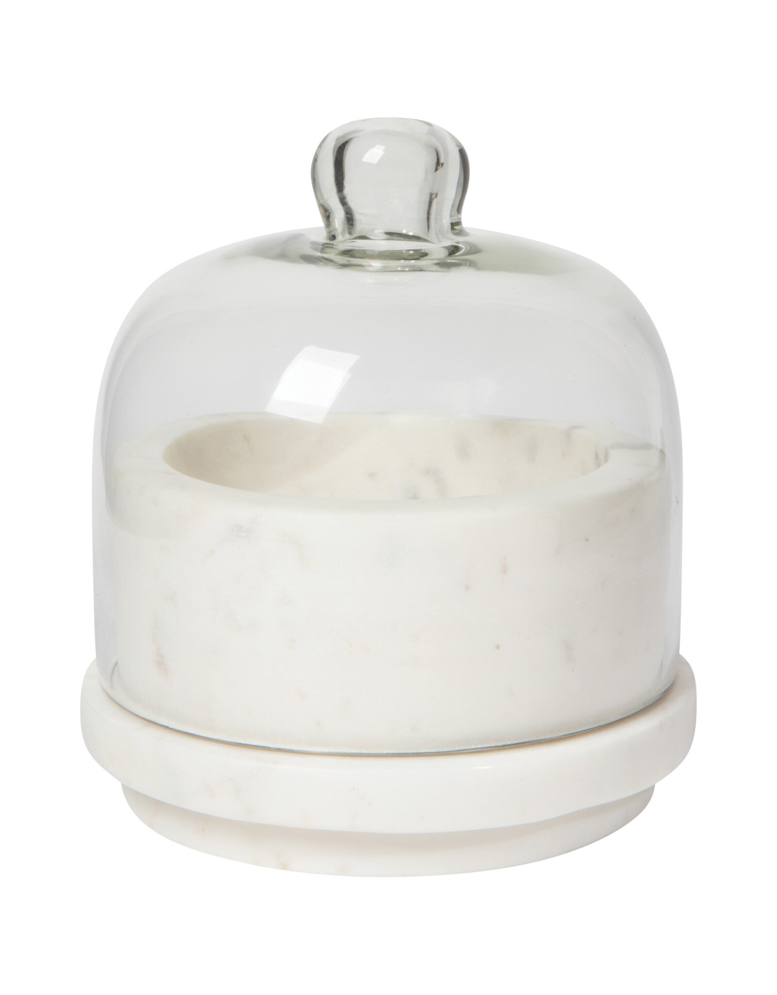 White Marble Butter Dish
