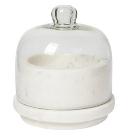 White Marble Butter Dish