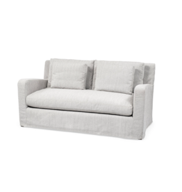 Denly Slipcover Love Seat, Frost Grey 70"