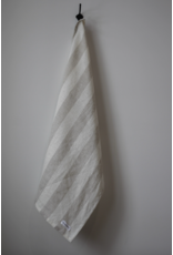 The Sawyer Tea Towel, Thick Beige Stripe