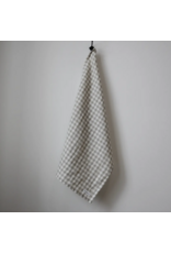 The Sawyer Tea Towel, Beige Gingham