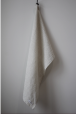 The Sawyer Tea Towel, Beige Pinstripe