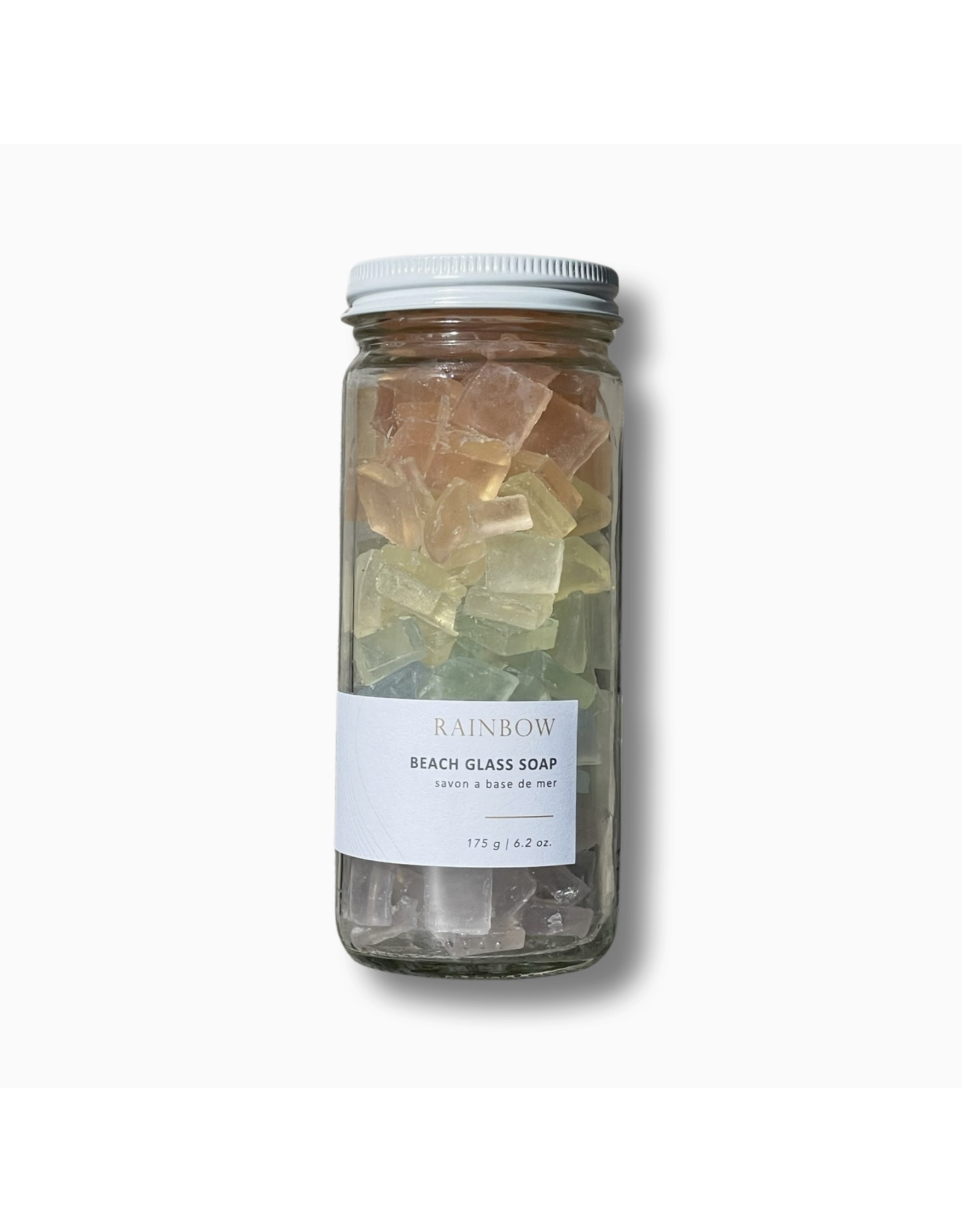 Rainbow Beach Glass Soap