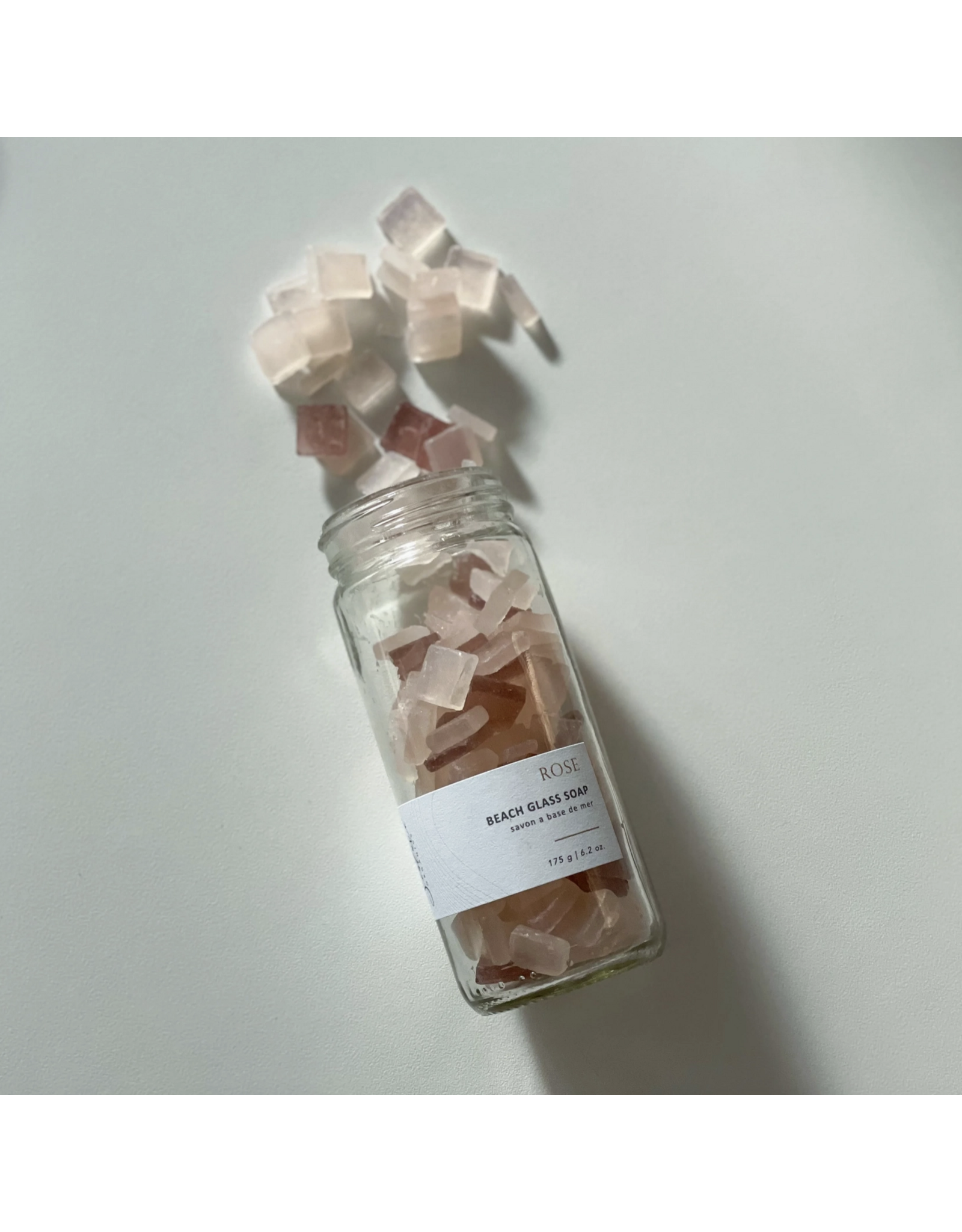Rose Beach Glass Soap