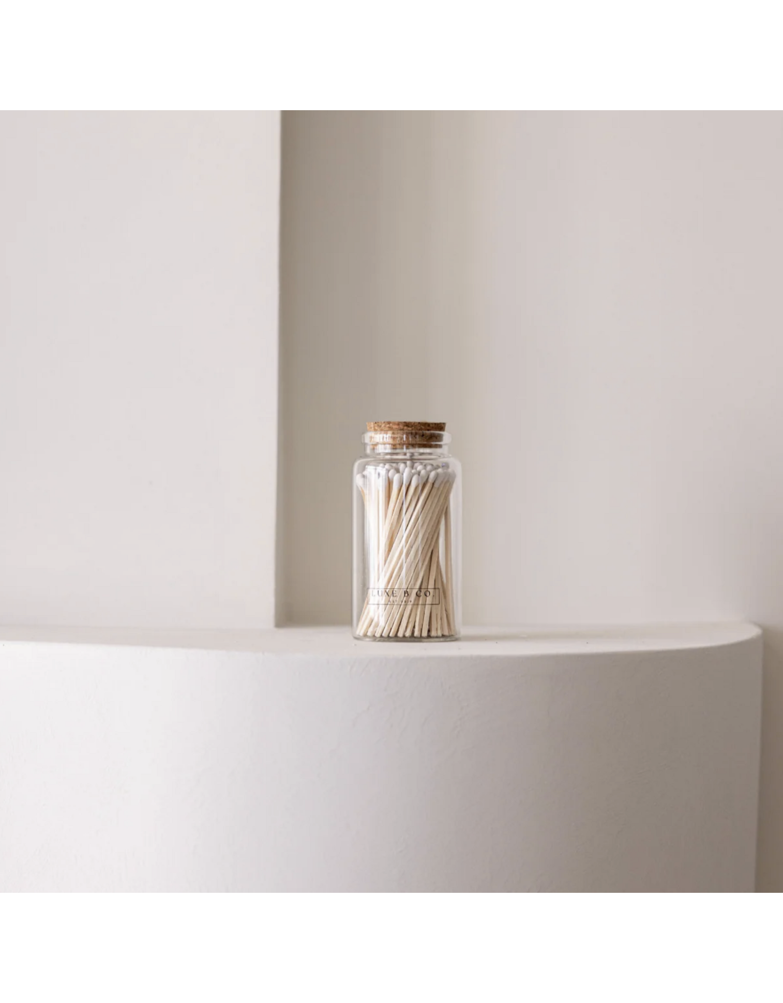 Glass Match Bottle