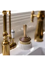 White Marble Fluted Soap Dish