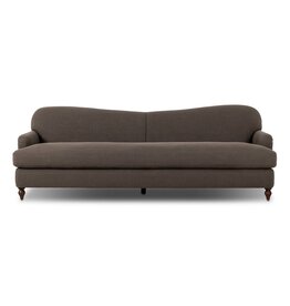 Tiani Sofa, Savoy Coffee 96"