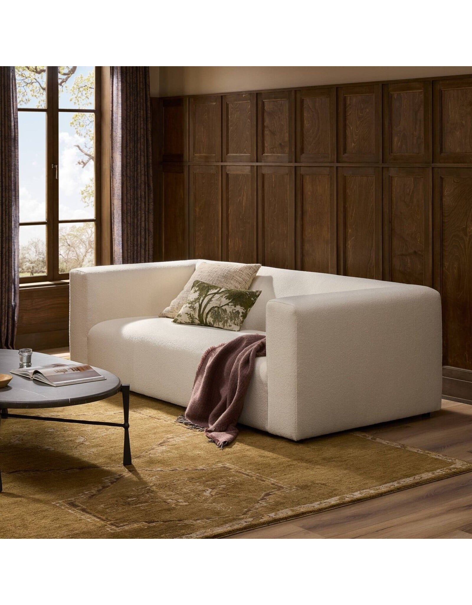 Lawndale Sofa, Fayette Cloud 89"