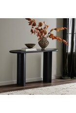 Paden Console Table Aged Black Acacia