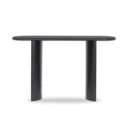 Paden Console Table, Aged Black Acacia