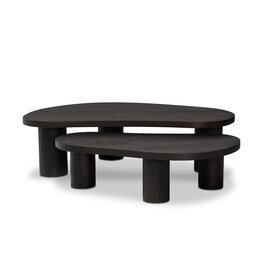 Joji Nesting Coffee Table, Aged Black