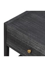 Sullivan Small Nightstand, Black Acacia Veneer