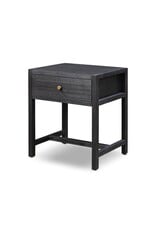 Sullivan Small Nightstand, Black Acacia Veneer