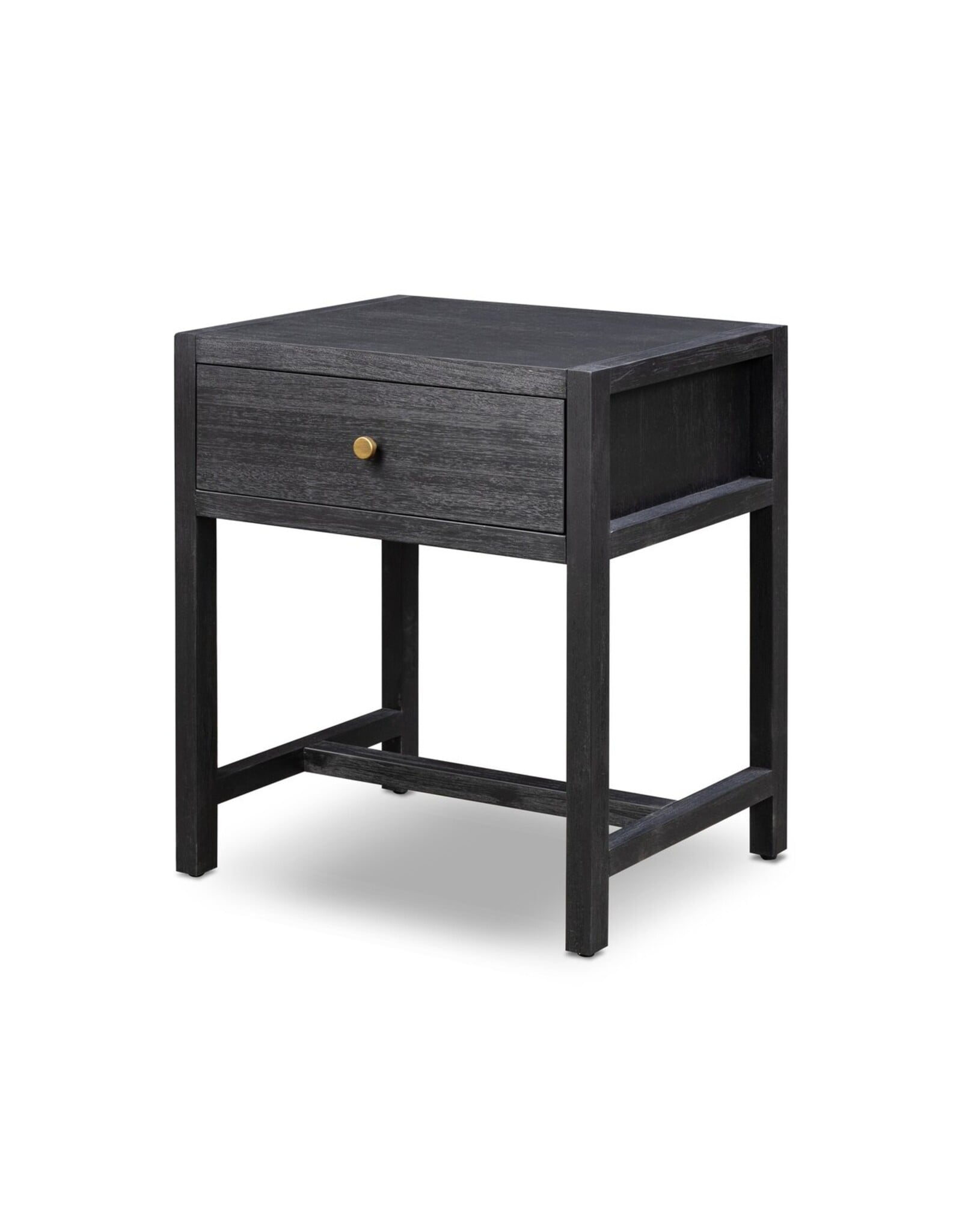 Sullivan Small Nightstand, Black Acacia Veneer