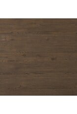 Valen Dining Table, Rustic Brown Oak Veneer