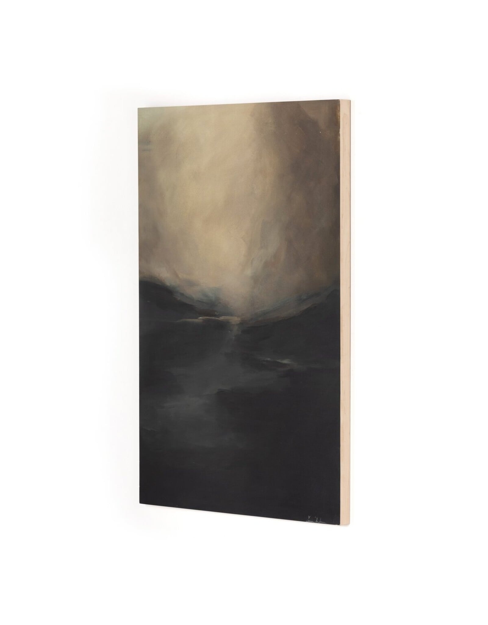 Fog I,  Vertical Grain White Oak Art