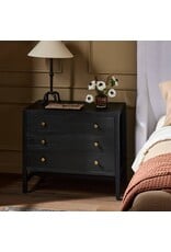 Sullivan Large Nightstand,  Black Acacia Veneer