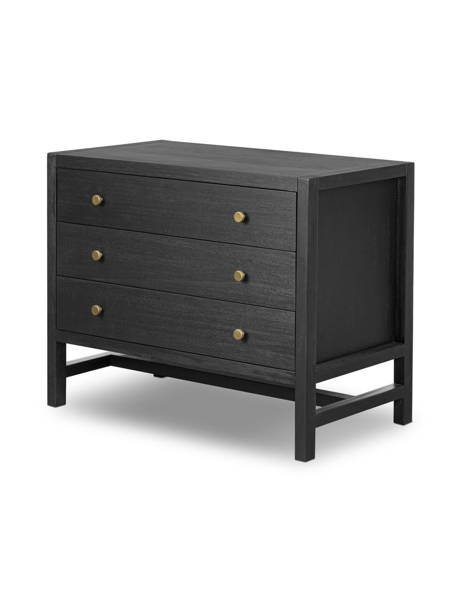 Sullivan Large Nightstand,  Black Acacia Veneer