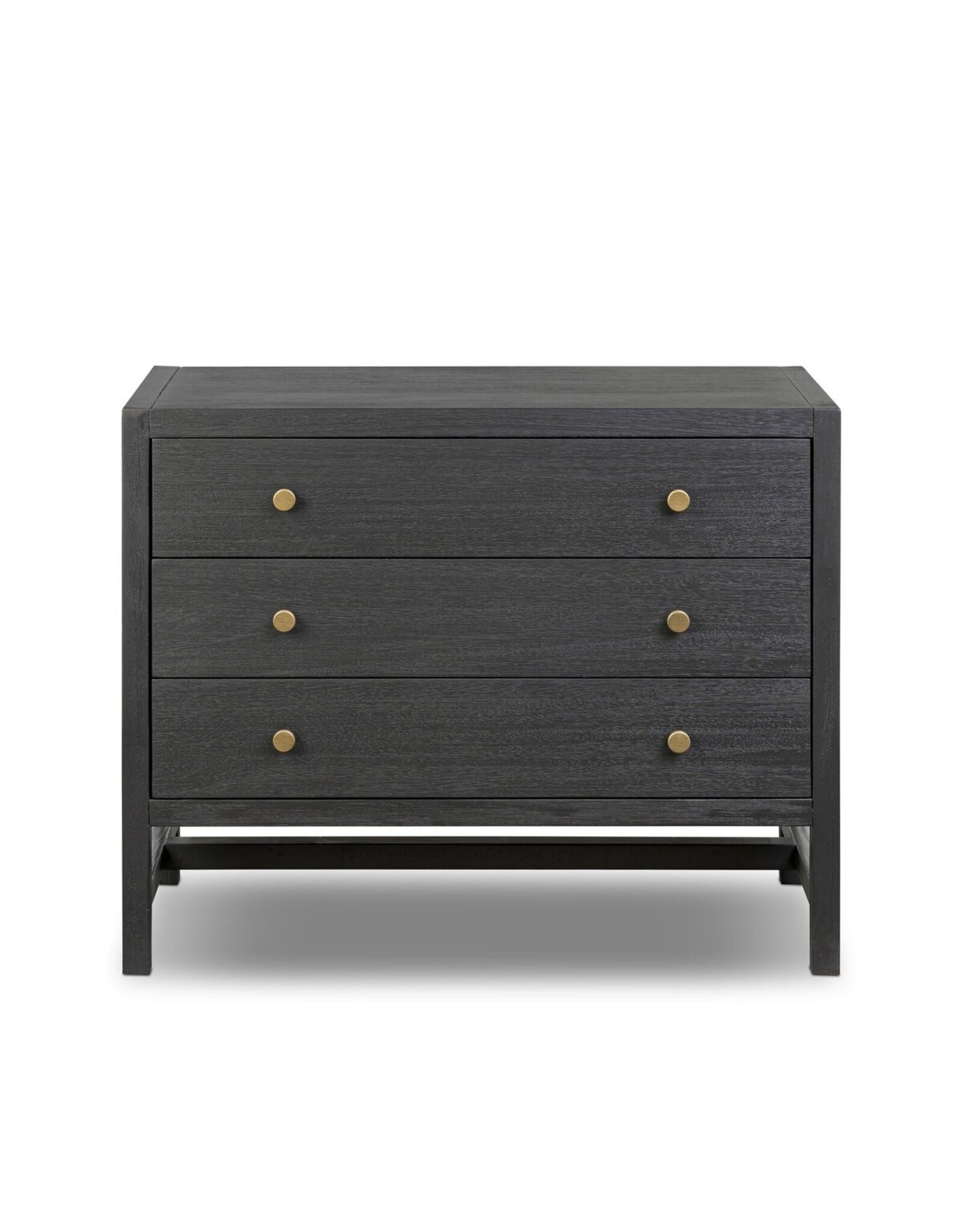 Sullivan Large Nightstand,  Black Acacia Veneer