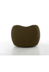 Dune Swivel Lounge Chair, Teddy Army