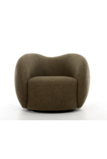 Dune Swivel Lounge Chair, Teddy Army