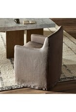 Westcott Slipcover Dining Chair, Brussels Mushroom