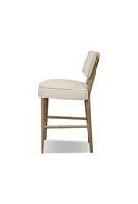 Orville Stool, Cambric Ivory