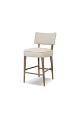 Orville Stool, Cambric Ivory
