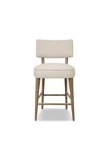 Orville Stool, Cambric Ivory