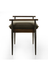Charlotte Accent Bench in Modern Velvet Loden