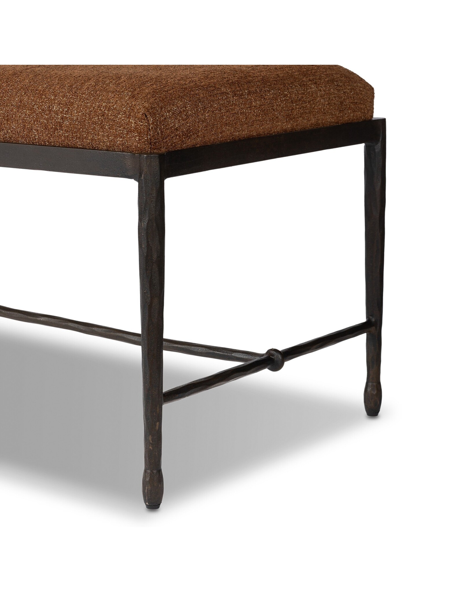 Jade Accent Bench in Crypton Wayfarer Sienna 70.5"