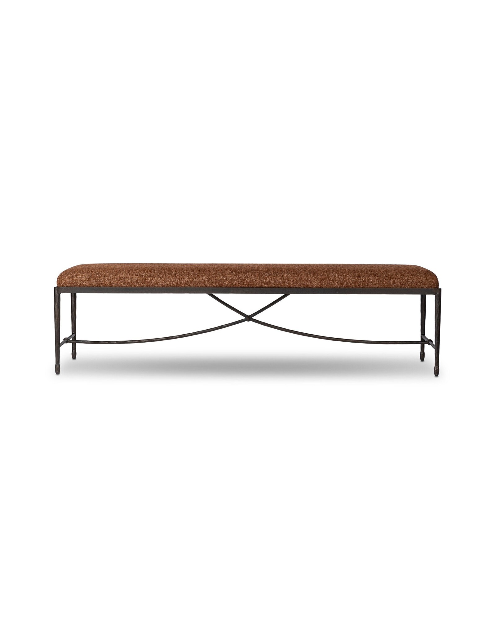 Jade Accent Bench in Crypton Wayfarer Sienna 70.5"