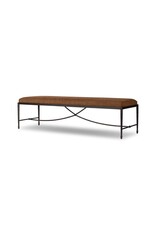 Jade Accent Bench in Crypton Wayfarer Sienna 70.5"