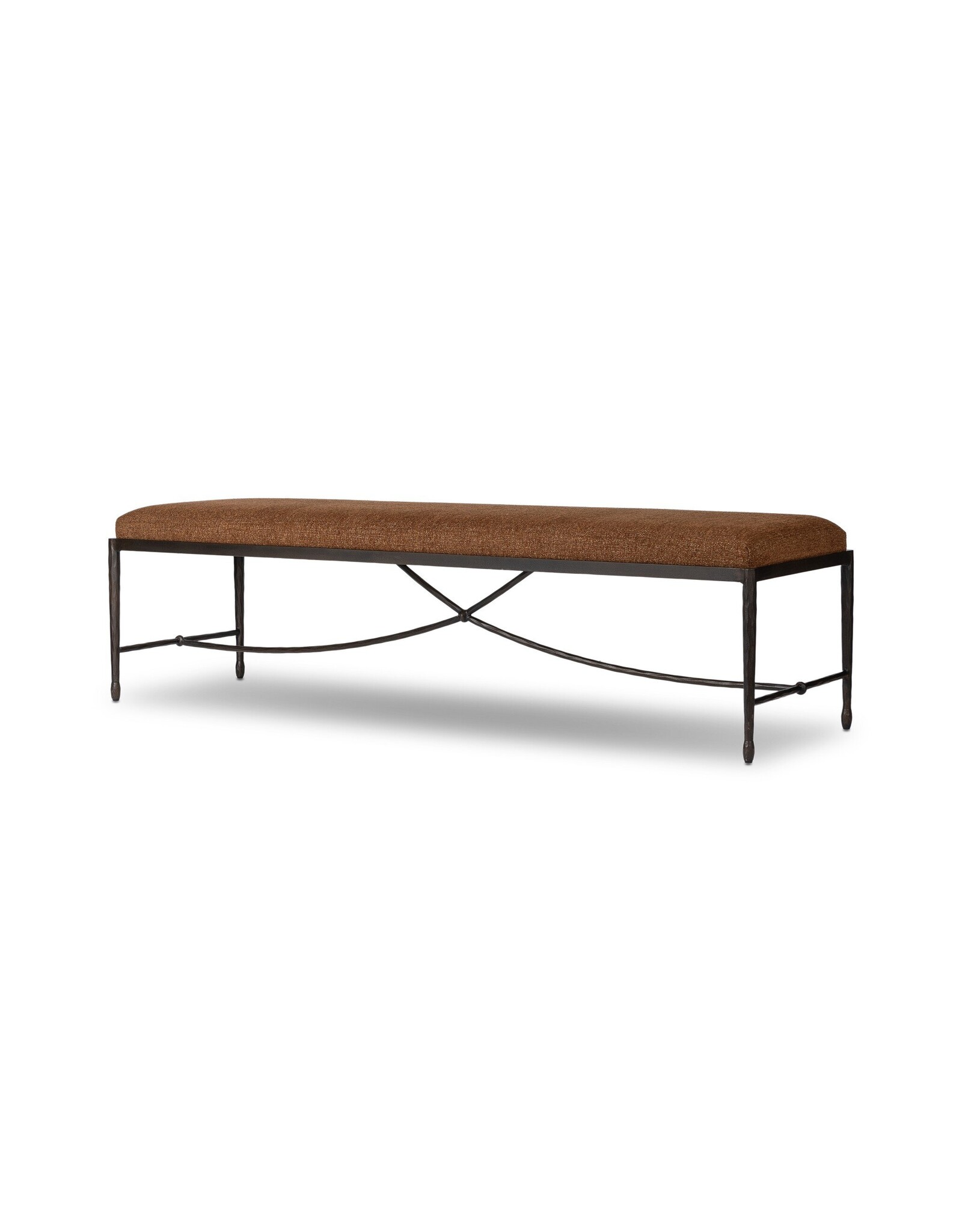Jade Accent Bench in Crypton Wayfarer Sienna 70.5"
