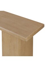 Pecos Console Table, Light Wash Oak Veneer