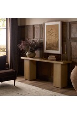 Pecos Console Table, Light Wash Oak Veneer