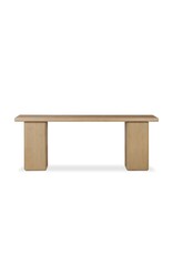 Pecos Console Table, Light Wash Oak Veneer