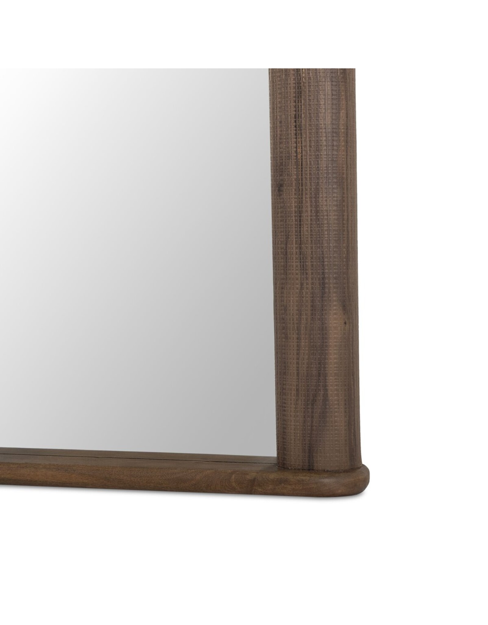 Quinley Floor Mirror, Weathered Mango Solid