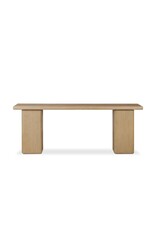 Pecos Console Table, Light Wash Oak Veneer